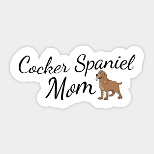 Cocker Spaniel Mom Sticker